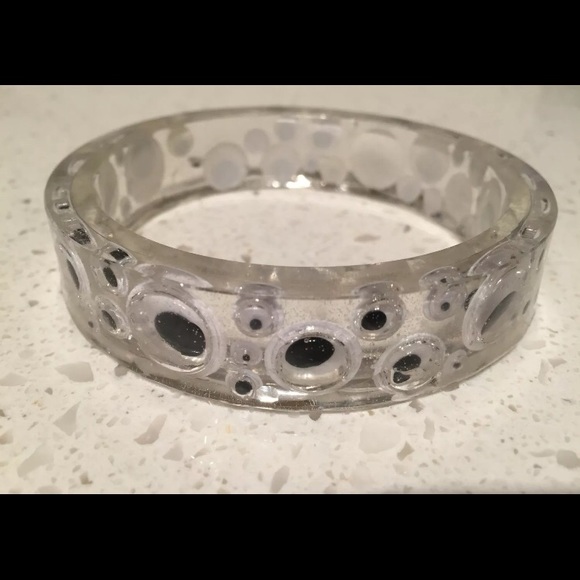 Iris apfel inspired bracelet, wiggle eye jewelry. - Picture 1 of 1